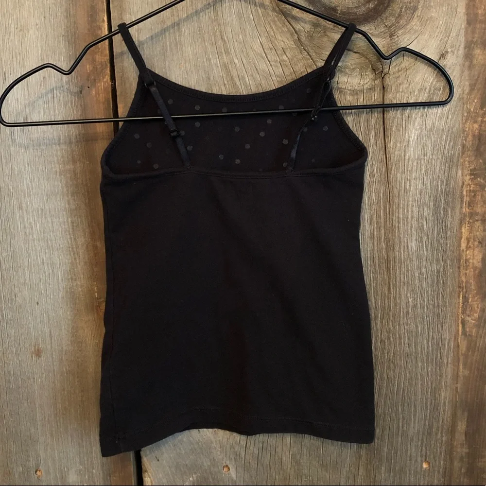 Children’s Place Black Jewel Cami Tank Top Size Small 5 6